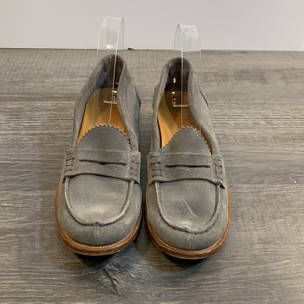 Church''s grey suede Penny loafer size 7 - Picture 2 of 10